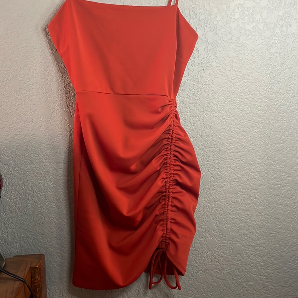 Pumpkin Bodycon mini dress